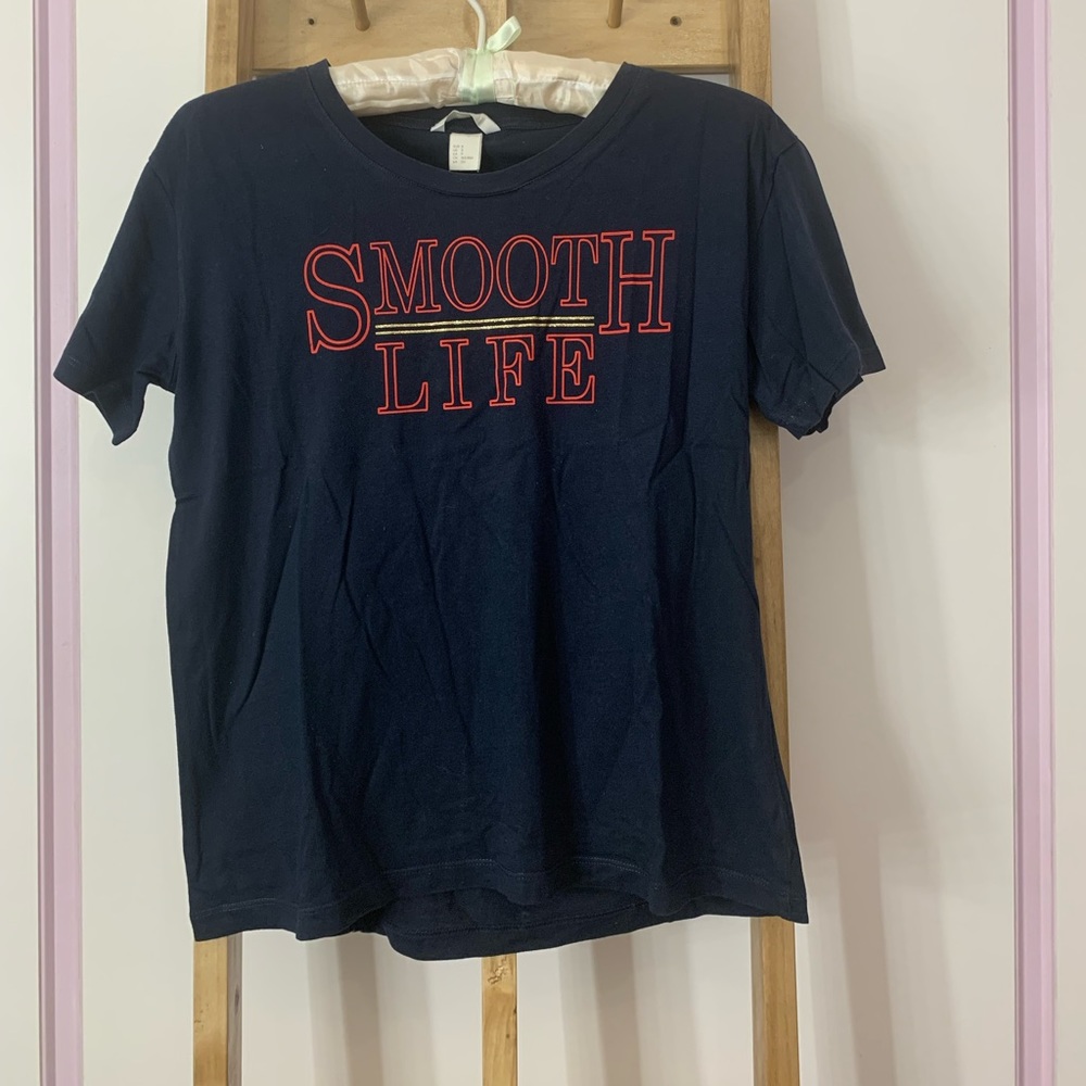 Blue H&M Smooth Life shirt